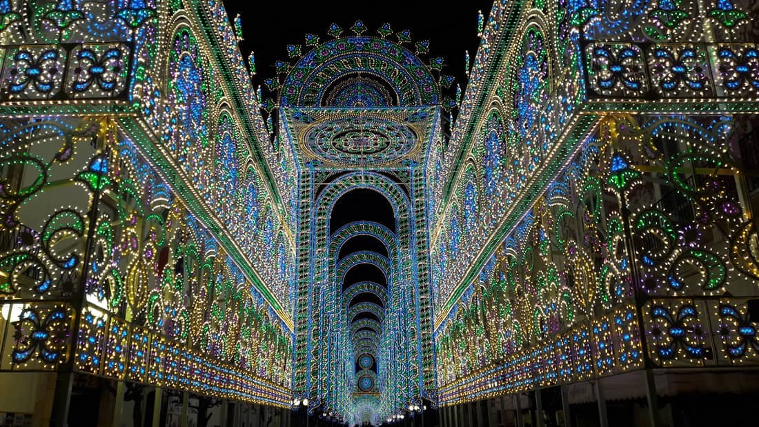 Puglia Luminarie lights